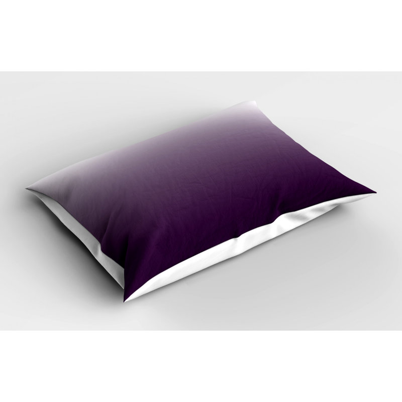 Polyester Sham Set, Eggplant, Queen