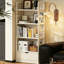 Bibliothèque standard en bois massif beige moderne-59228225-59228228