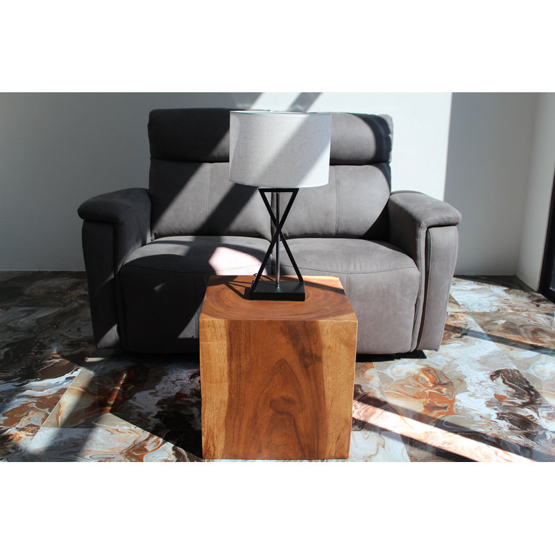 Table de bout Motyka, Bois brun