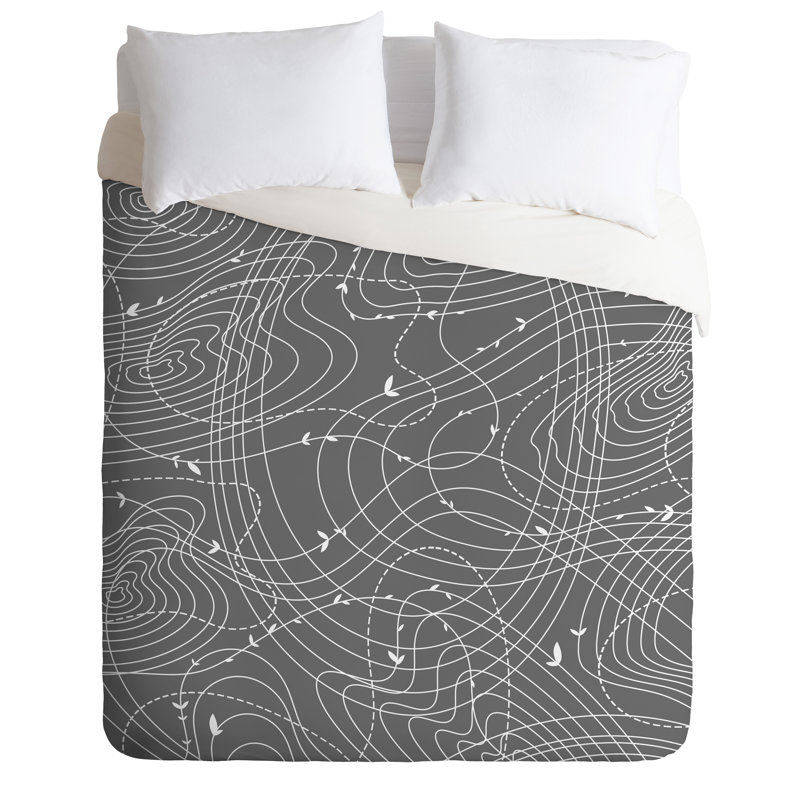 Polyester Abstract Duvet Cover, Twin Duvet Cover