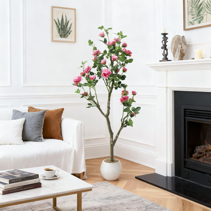 Faux Plant, Rose red