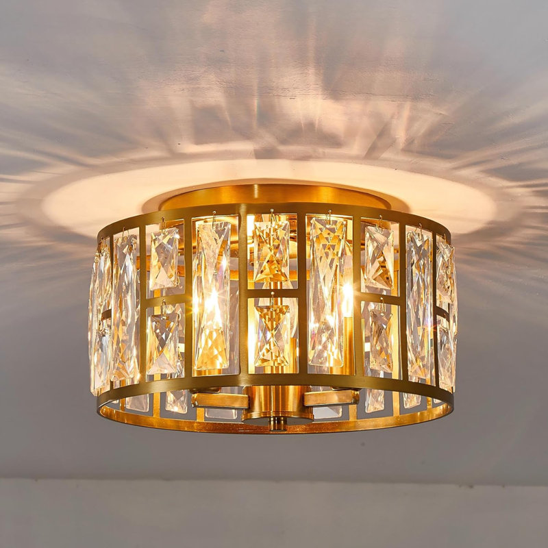 Flush Mount, Gold, Gold