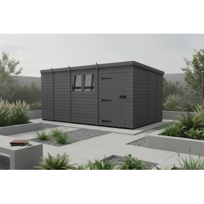 13x9 Pent Composite Shed