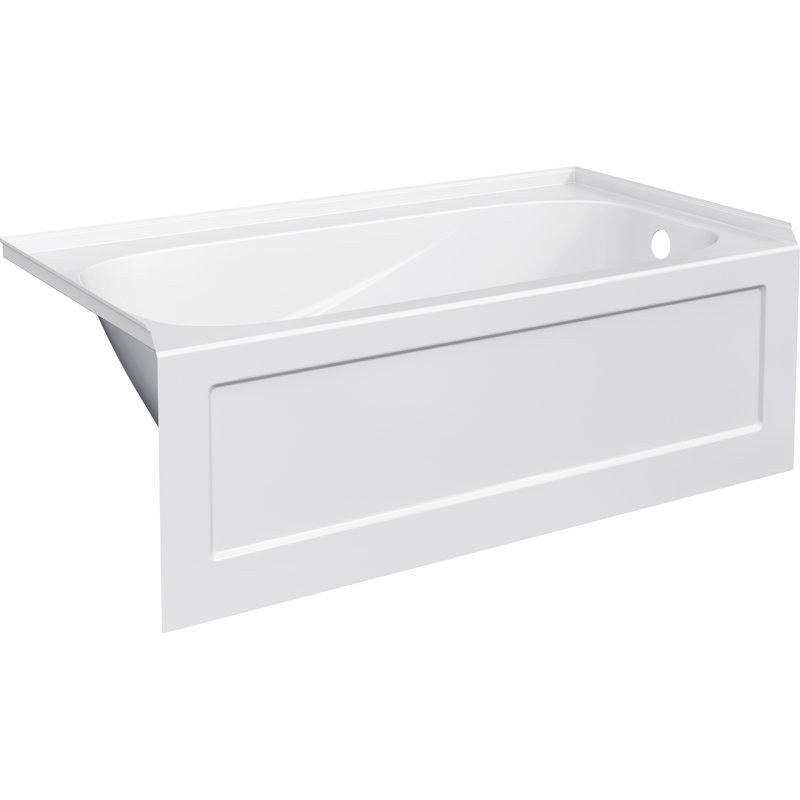 Baignoire de trempage en alcôve 60 po x 32 po tucson, Droite