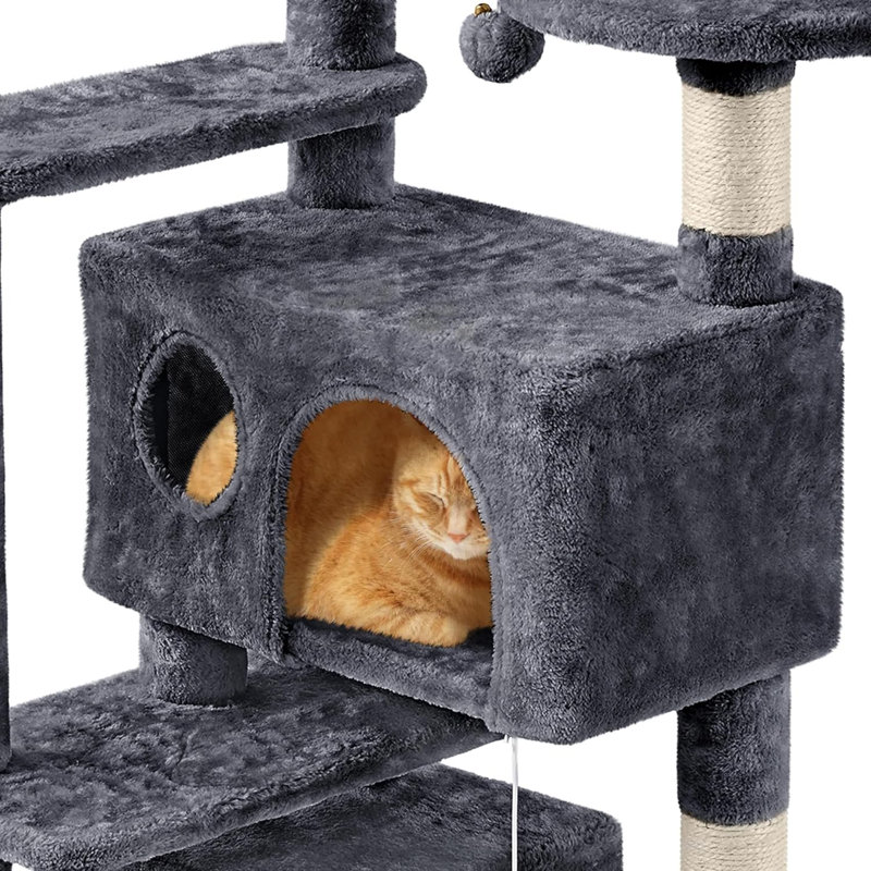 Meuble pour chat 57 "à plusieurs niveaux 57", Gris