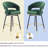 Roellig 29.5 '' Swivel Upholstered Bar Stool with Metal Frame-1474040076