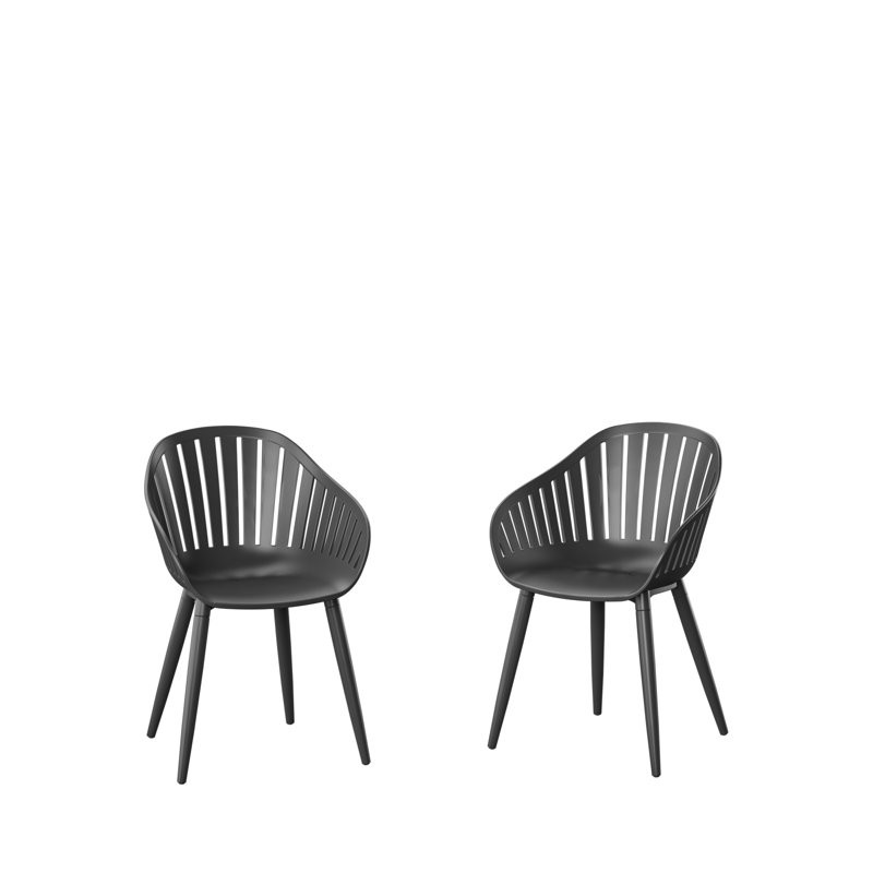 Fauteuil d'extérieur Hideyo, Noir