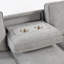 Canapé-lit modulaire Upholstery avec espace de rangement, port USB, 2 porte-gobelets