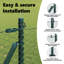 Vidaxl Fence With Posts PVC-Coated Steel-116798089-116798095