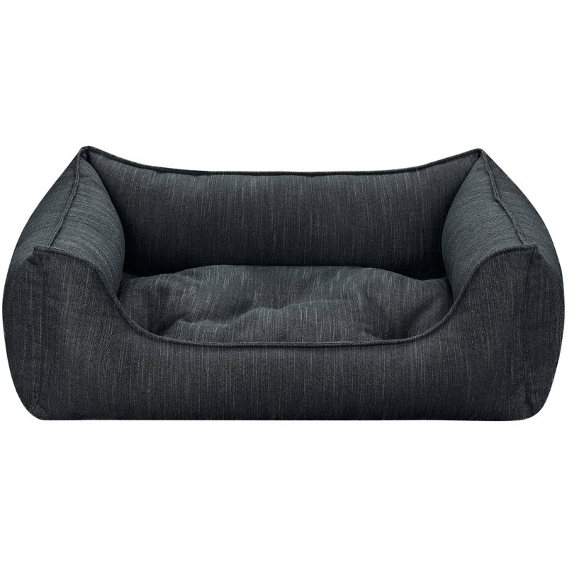Eco Dog Orthopedic Polyester Pet Bed, Black, Extra Large (100cm W x 80cm D x 35cm H)