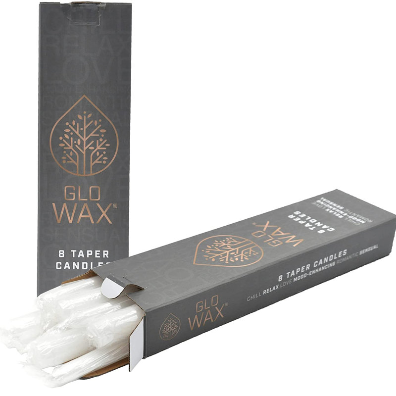 Unscented Taper Candle, White