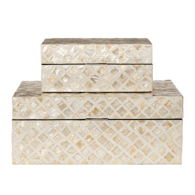 2 - Piece Handmade Decorative Box