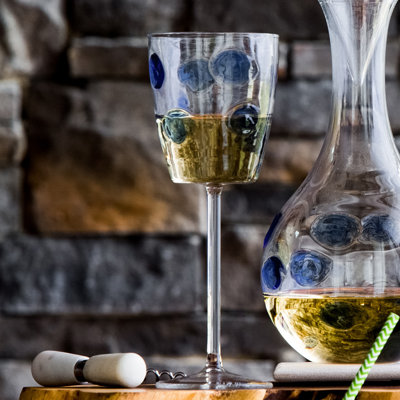Drop 11oz. Handmade Wine Glass