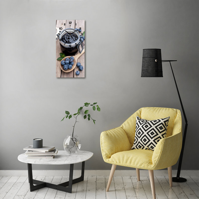 Jacquely Glass Wall Clock