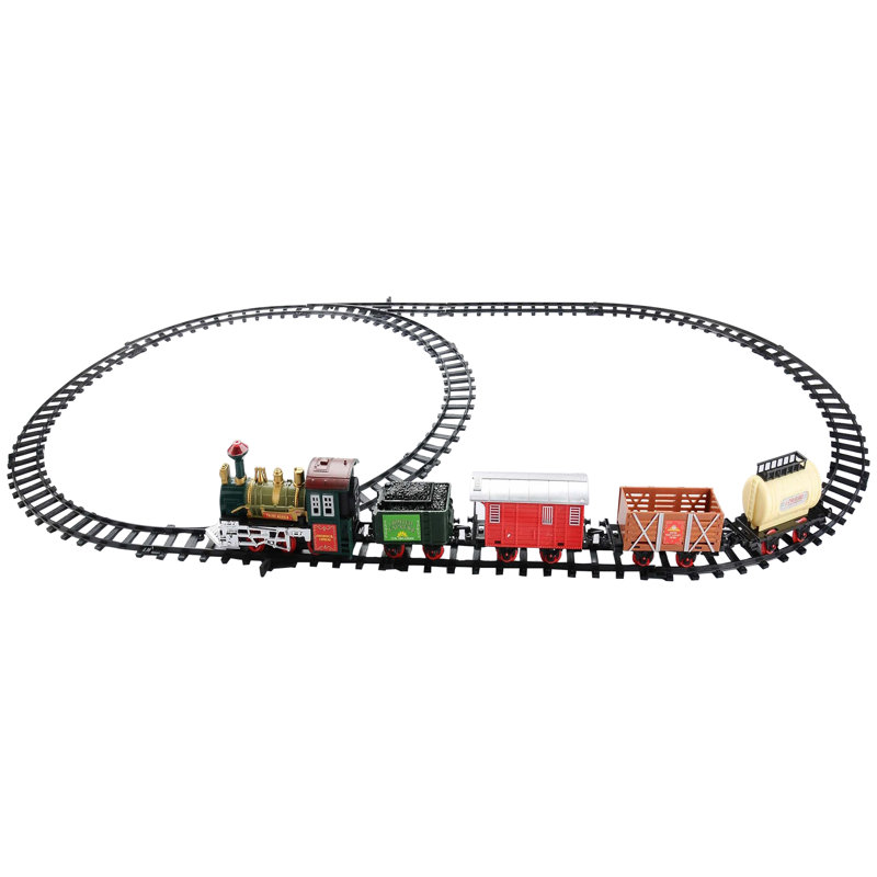 Ensemble de train express 16 pièces avec son et éclairage à piles et animé Continental Express