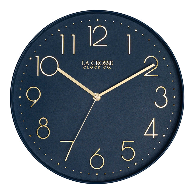 Horloge murale 12 po Paxton, Navy Blue