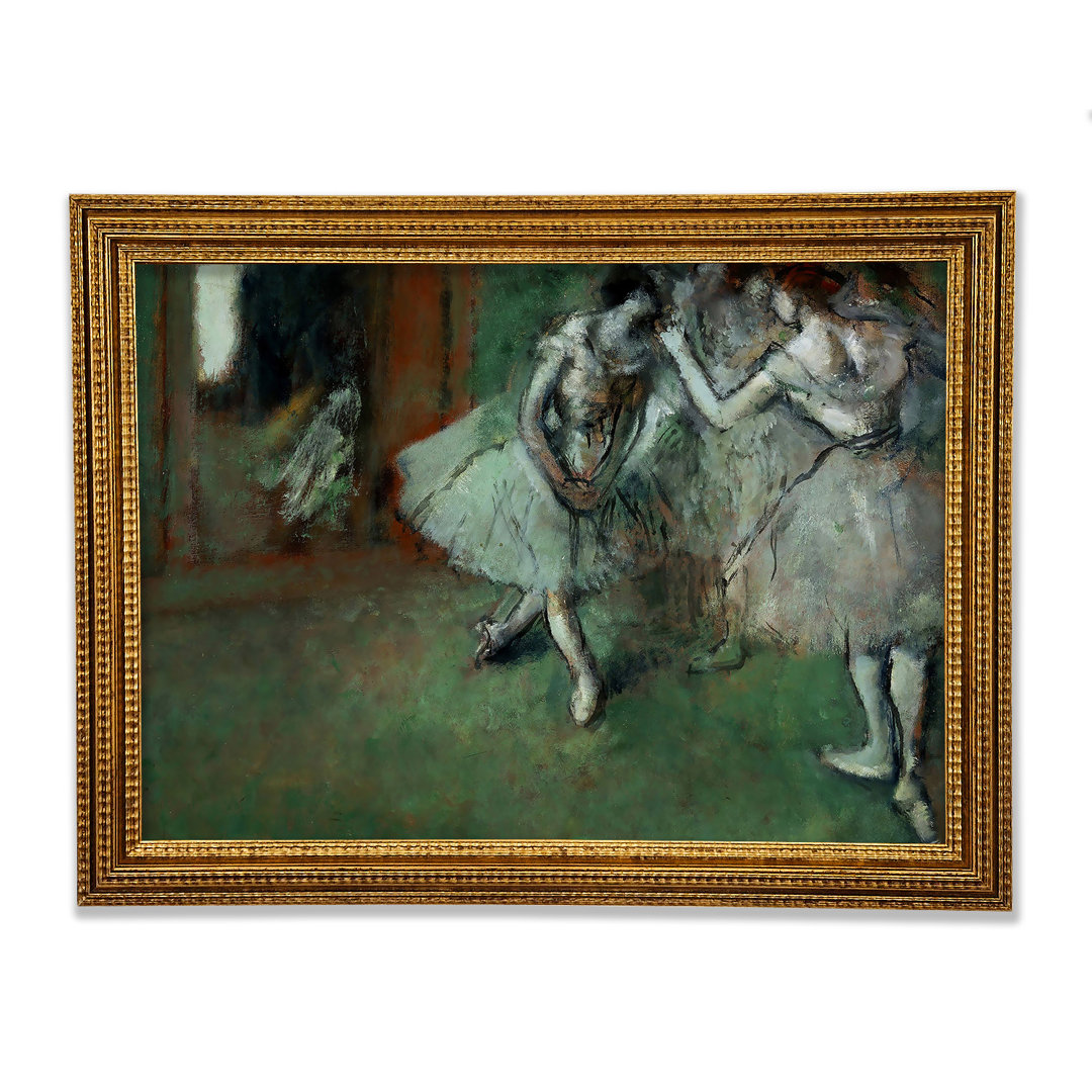 Die Gruppe der Tänzer von Degas - Einzelne Bilderrahmen Kunstdrucke