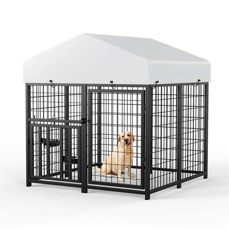 Chenil d'extérieur de qualité supérieure pour le confort et le jeu des animaux de compagnie
