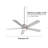 54" 5 - Blade LED Standard Ceiling Fan with Remote Control and Light Kit Included-59273454