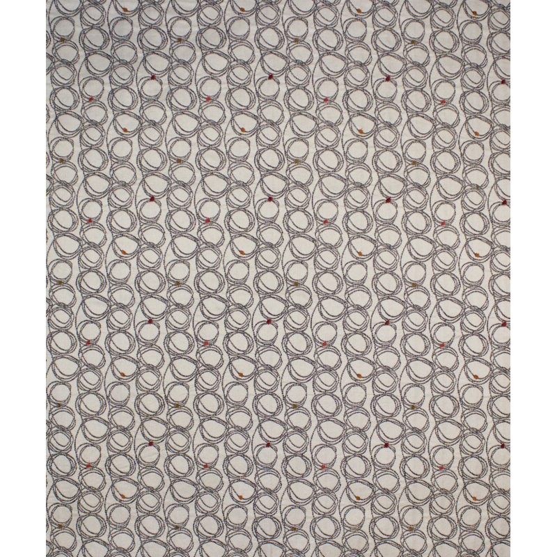 Felucca Coconut Fabric, Licorice