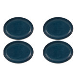 Gemstone Lapis Lazuli Stoneware Salad/Dessert Plate