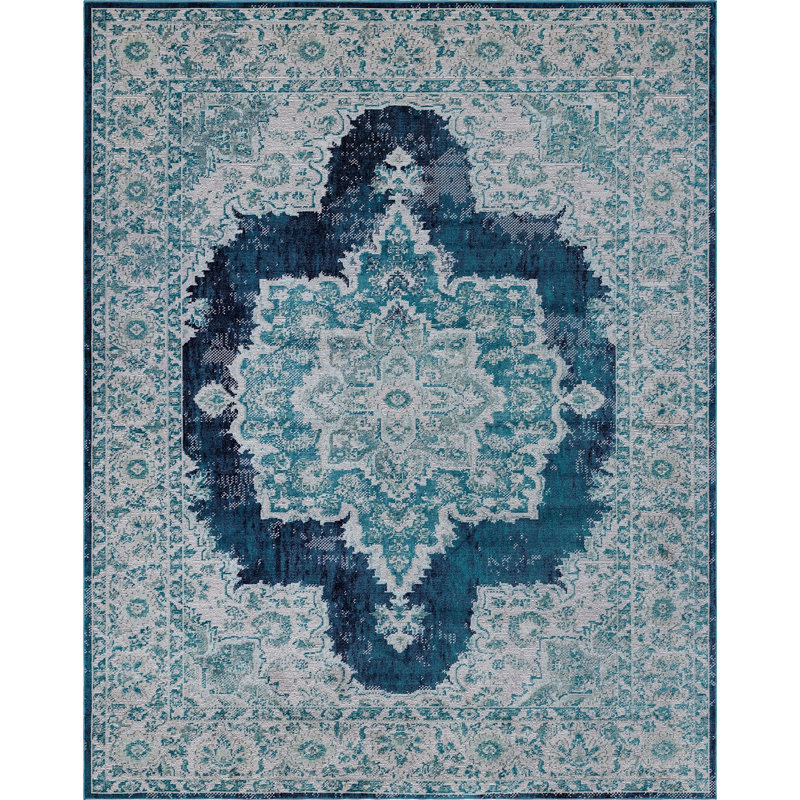 Enderson Ikat Indoor Rug, Rectangle 9' x 12'