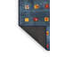 Tapis abstrait bleu-417310283