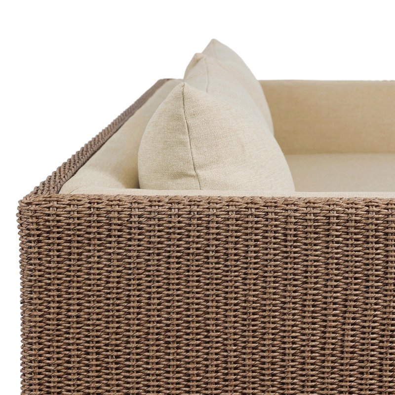 Cabot Outdoor Sofa-96''-Alessi Buff
