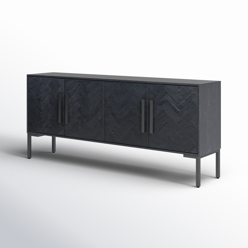 77'' Wide Mango Solid Wood Sideboard