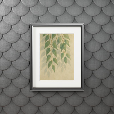Clinger Single Picture Frame Print