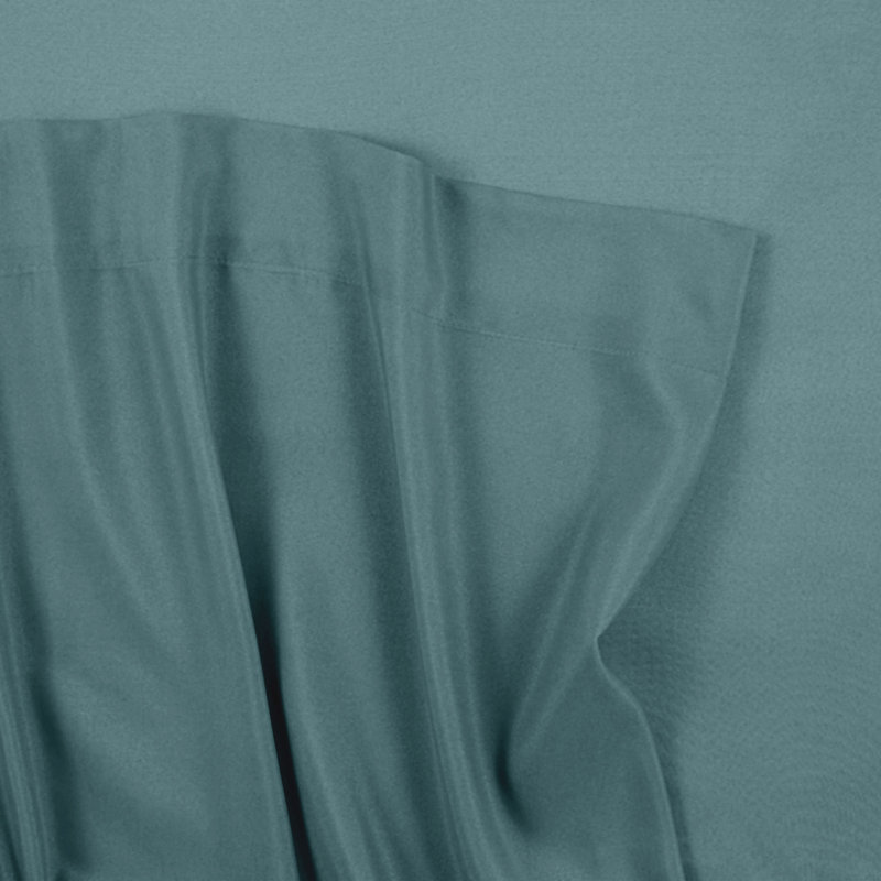 Crosshatch Microfiber, Gray, King Sheet Set with 2 Pillowcases