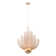 This Exquisite LED Chandelier Is In A Gold Finish. The Frame Is Made Out Of Metal, And It Comes With A Three Tier Mesh. The LED Bulb Is Integrated Into The Frame. The Adjustable Cord Link Makes This Fixture Suitable For Most Ceiling Heights