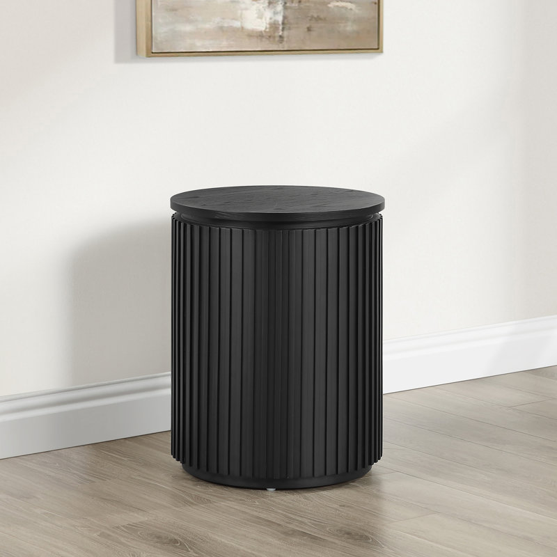 Fiammetta Colvin End Table, Black