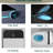 Intelligent Bidet Toilet - Auto Open/Close Seat, Foot Sensor, Rear Cleansing Mode, White Seat Open/Close, Deodorizing Function,