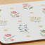 Boho Floral Paper Printed MDF Placemat