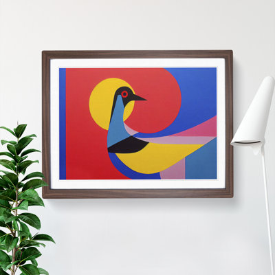 Dove Bird Abstract Vol.2 - Single Picture Frame Print