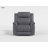  Solida 39.5" Modern & Contemporary Polished Microfiber Reclining Chair with Contrast Piping & Tab Pull Reclining-1648644332