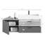 1400mm W Wall-Mounted Single Washbasin Hannegan