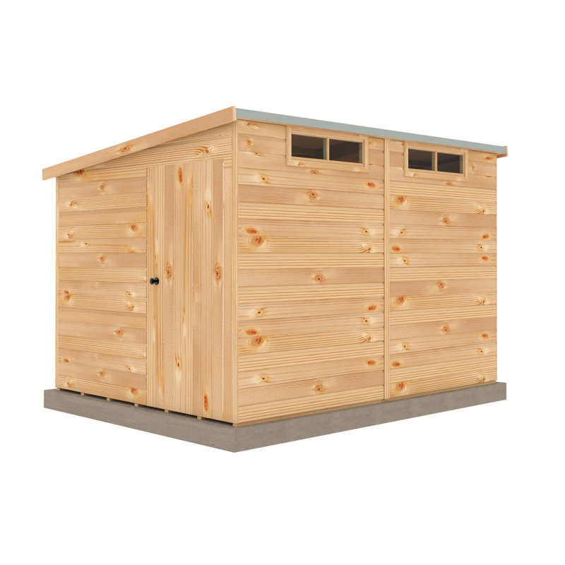 10 ft x 8 ft Pent Security Shed