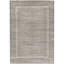 Hand-Knotted High-Quality Black and Silver Area Rug