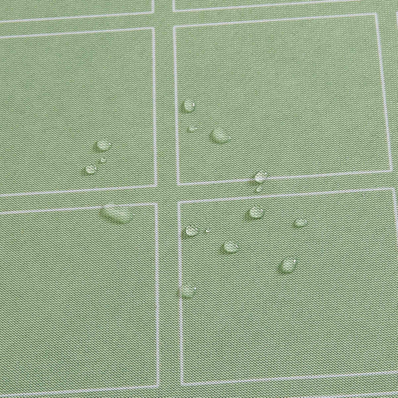 Seafoam Green Polyester Trellis Design Rectangular Tablecloth 120" x 60"