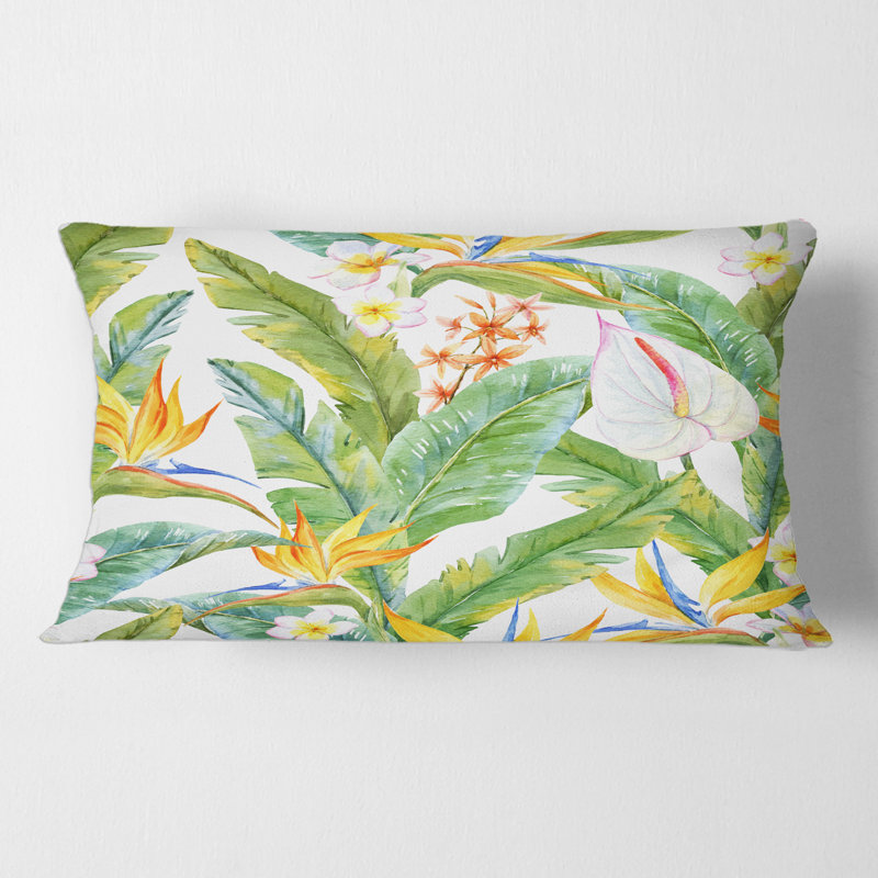 Floral Throw Pillow