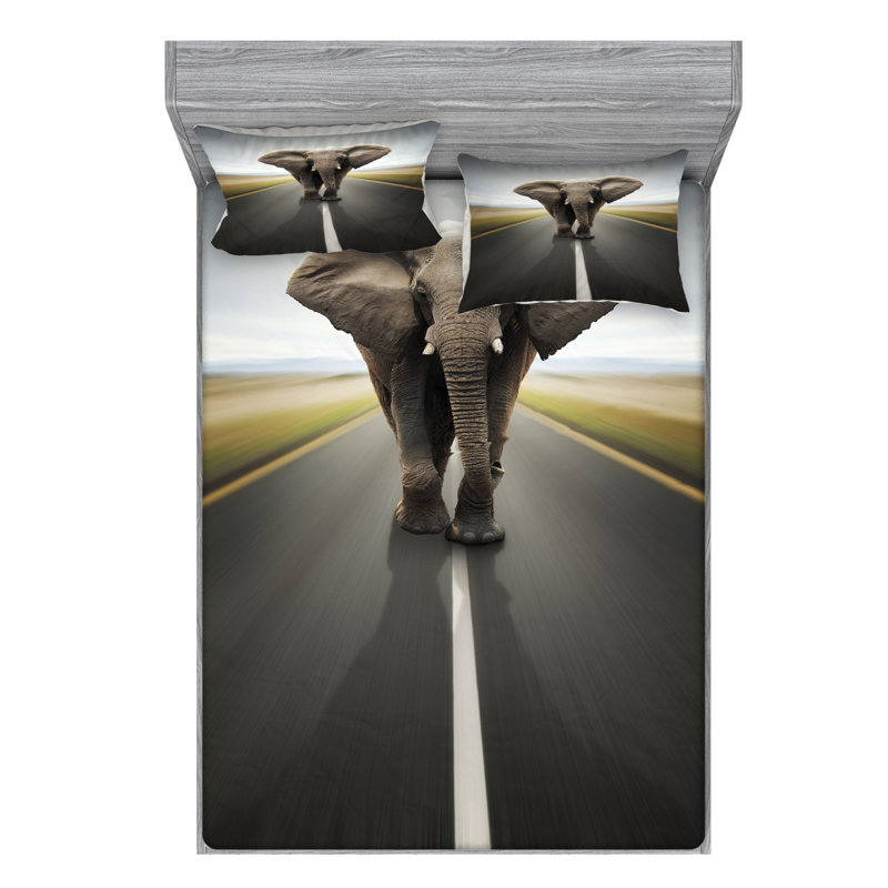 Microfiber Sheet Set, Full Sheet Set with Fitted Sheet