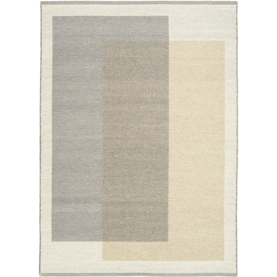 Copenhagen Flatwoven Wool Ivory Modern Indoor Rug