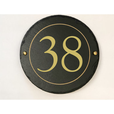 Easingwold 24cm H Stone House Number