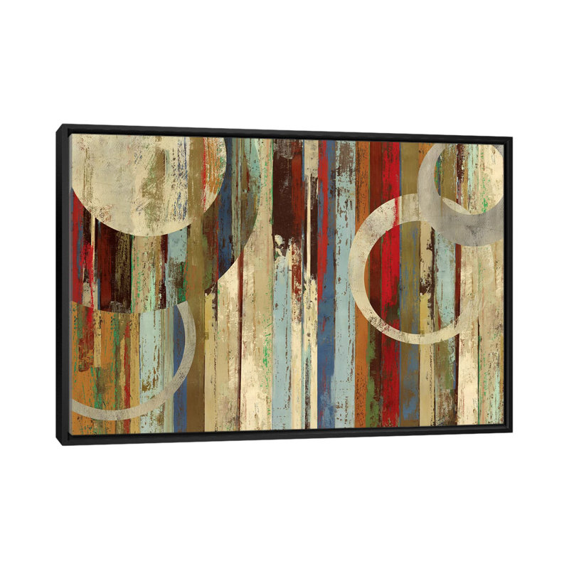 «Ilano» par PI Studio - reproduction sur toile tendue, H 18 po x l 26 po x P 1,5 po, Toile avec cadre noir, Pas de tapis