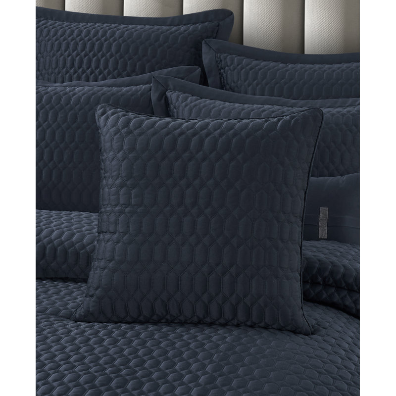 Coussin décoratif matelassé carré 20 po BRILLIANCE