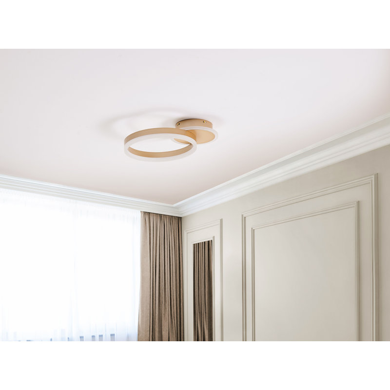 Ameeta LED Flush Mount, Gold
