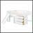 Full Size Low Loft Bed With Slide