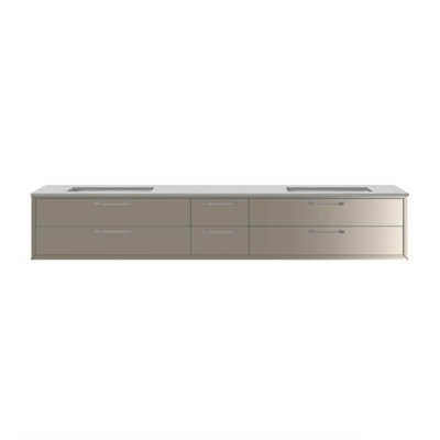 Gemelli 71.75'' W Double Bathroom Vanity Base